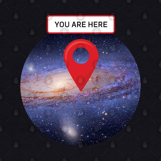 You are here: Milky Way galaxy map by Synthwave1950
